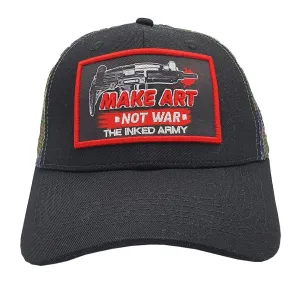 INKED ARMY - ШАПКА С КОЗИРКА  MAKE ART NOT WAR