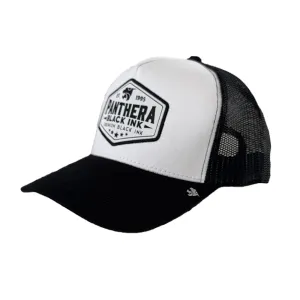 PANTHERA – ЧЕРНО-БЯЛА ШАПКА С КОЗИРКА