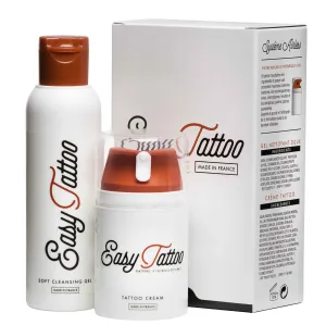 EASYTATTOO - КОМПЛЕКТ КРЕМ + ПОЧИСТВАЩ ГЕЛ