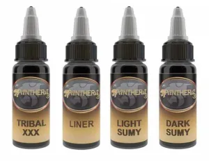 PANTHERA INK - ESSENTIAL BLACK SET  4x30 MЛ